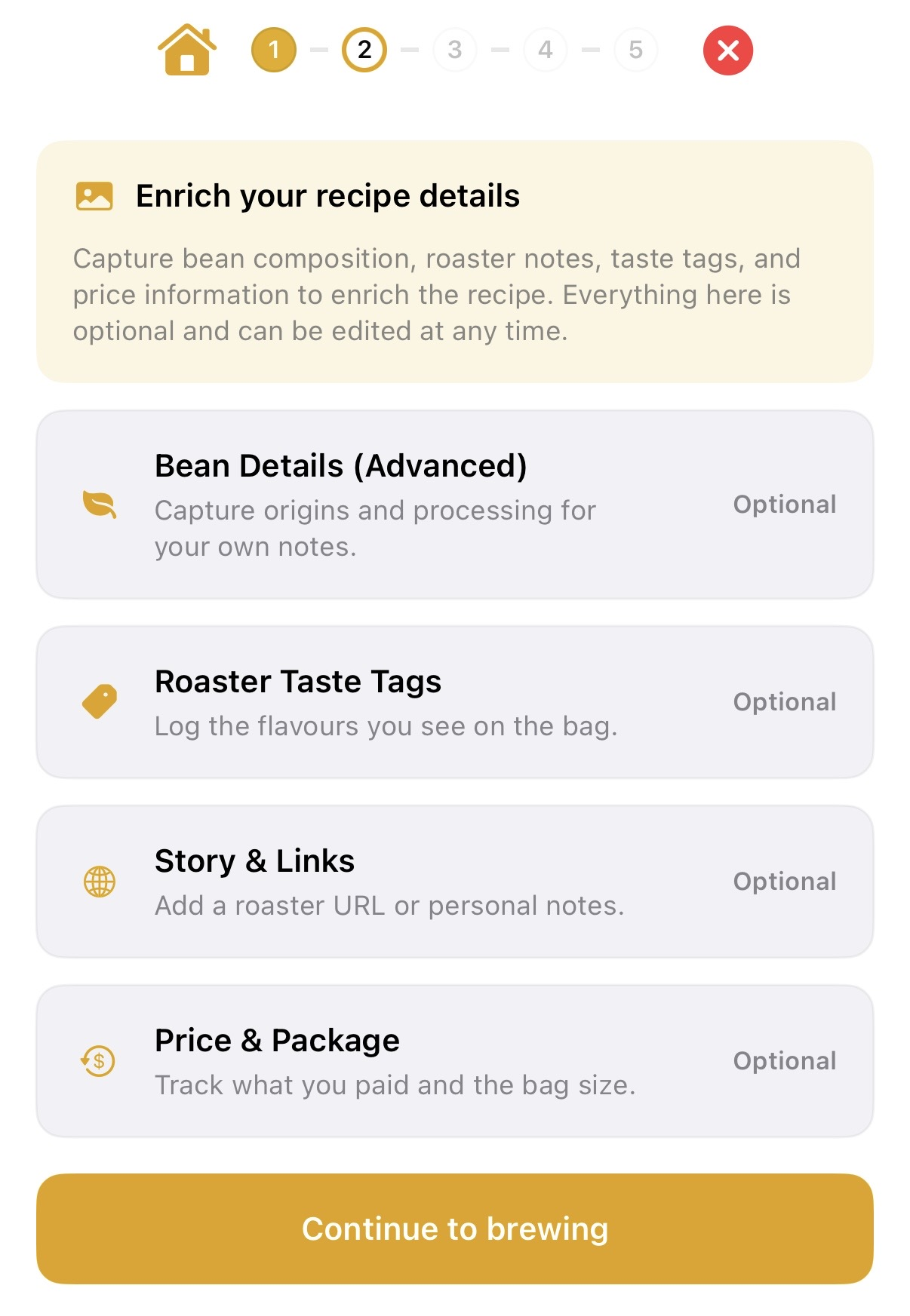 Coffee Rings Shot Analysis Step 2