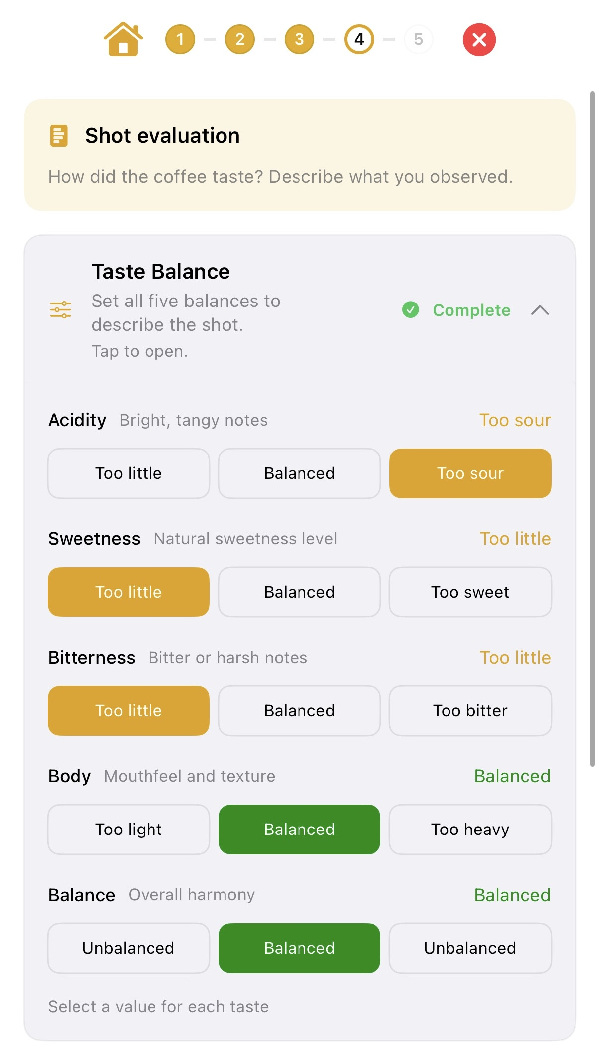 Coffee Rings Shot Analysis Step 4